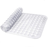 1pc Cartoon Extra Long Bathtub Mat 40x100cm Non Slip Bath Mat for Bathroom Tubs Shower Mats with Suction Cups & Drain Holes