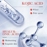 SADDER Kojic Acid Face Cream for Dark Spots Freckles Skin Care with Vitamin C, Whitening Treatment, Overnight Repair Moisturizer