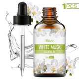 White Musk essential oil is suitable for skincare, bath and shower use, and as a diffuser for all skin types.