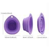 Silicone Makeup Brush Cleaner Folding Powder Puff Cleaning Bowl Eyeshadow Brushes Washing Soft Mat Beauty Tools Scrubber Box