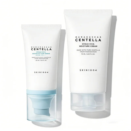 Korean Centella Hyalu Cica Water-Fit Sun Serum SPF50 Sunscream & Facial Hyalu-Cica Moisture Cream Beauty Skincare Sets