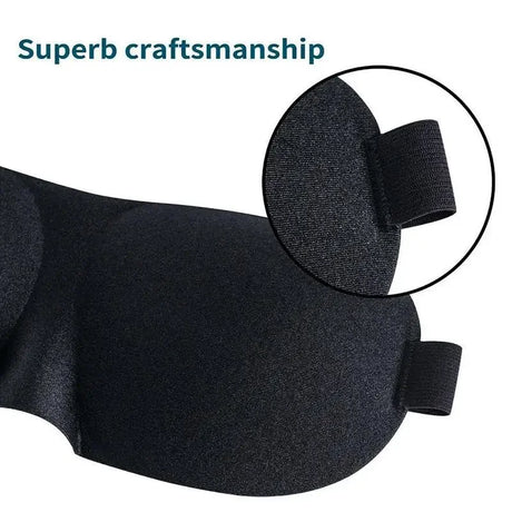 Comfortable Lightweight Eye Cover Soft 3D Contoured Sleeping Mask Breathable Eye Shade for Men and Women Night Travel Rest Aid