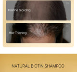 PURC 300ML Biotin Hair Shampoo Scalp Cleaning Nourishing Strengthen Roots Shampoos Hair Care Products for All Hair Types