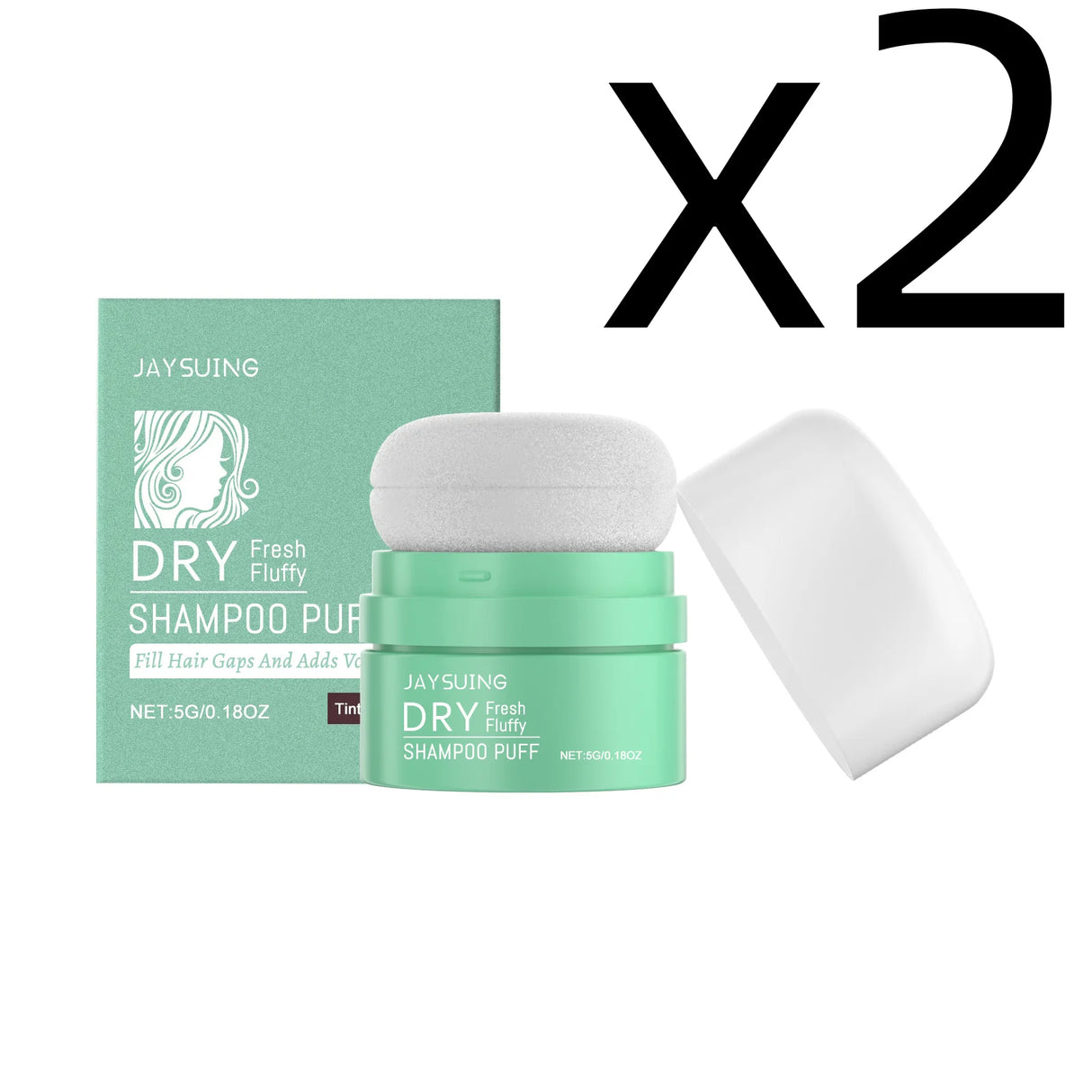 Matte Dry Shampoo Puff Instant Oil Control Lift Root Fluffy Hair Refresh Scalp Portable Matte Finish Hair Care Dry Hair Powder
