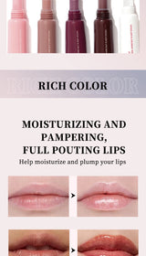 Lip Balm Moisturizing Mirror Lip Gloss Lip Vanilla Mint Iced Coffee Cake Smell Lipstick Transparent Lip Oil Makeup