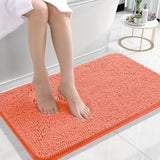 Bathroom Rugs 30x20, Extra Soft Absorbent Chenille Bath Rugs, Rubber Backing Quick Dry, Machine Washable Bath Mats for Bathroom