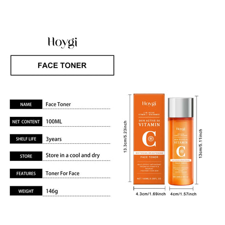 Vitamin C Hydrating Toner Moisturizing Brightening Refreshing Antioxidant Facial Essence Shrink Pores Smoothing  Face Skin Care