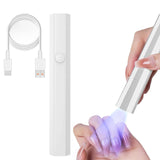 Handheld Nail UV Lamp With Screen Display, Suitable For Gel Manicure, Mini Nail Lamp, Portable LED Nail Dryer, USB Nail Curing Machine, Quick Curing Nail & Foot Care Tool