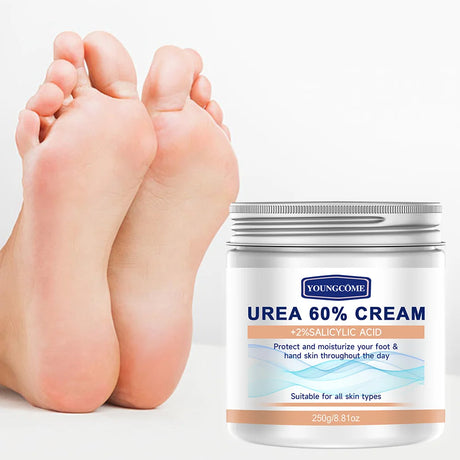 YOUNGCOME 60% urea Cream+2%salicylic Acid Moisturizing Foot Care Cream Can Moisturize Your FOOT Improving Dryness and Roughness