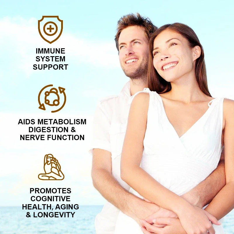 Best Magnesium Zinc Supplement 60 Tablets, Increase vitality, Immune Health