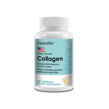Marine Collagen Capsules, Hydrolyzed Type 1 Collagen, Antioxidant Supplement, Support Skin Hair Nail & Joint Bone Wellness