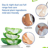 JUINHOU 40g2pcs 60% Urea Portable Foot Cream Stick Salicylic Acid Exfoliating Moisturizer Cracked Heel Repair Dry Skin Foot Care