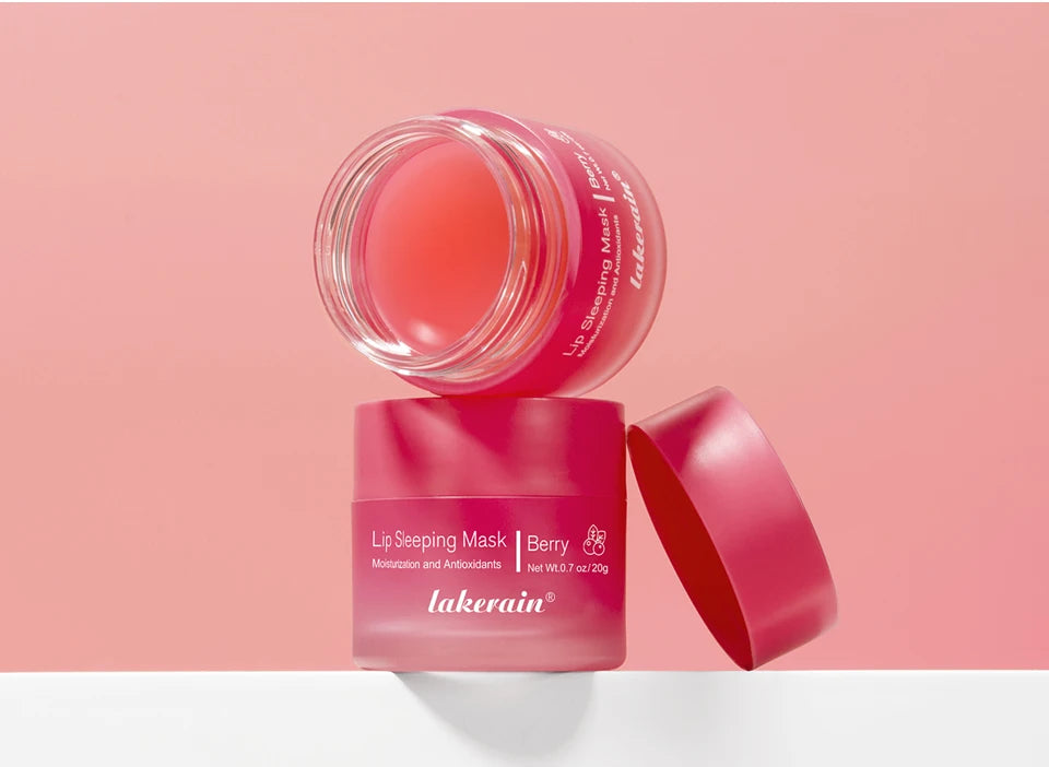 Hydrating Glowing Lip Balm Overnight Lip Mask Moisturizing Repair Cracked Lips Soften Fine Lines Mild Exfoliating Clear Dead Ski