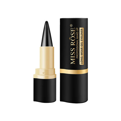 MissRose Waterproof Eyeliner Gel Matte - 24H Quick-drying Rich Pigment Single Head Gel Pencil Smudge-proof Long-lasting Black