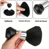 WANMEI Barber Hairdresser Water Sprayer Set Barbershop Hairdressing Neck Duster Cleaning Brush Professional Hair Styling Tool