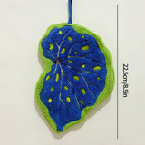 Leaf Hand Towel Bathroom Accessories Absorbent Kitchen Towel Soft Towel Hanging Towels Handkerchief Towels Home Wash Hand Towels
