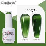 Clou Beaute Translucent Jelly Nude Pink Nail Gel Polish 15ml Vernis Semi Permanent Gel Colorful Varnish Nail Art Manicure Gel