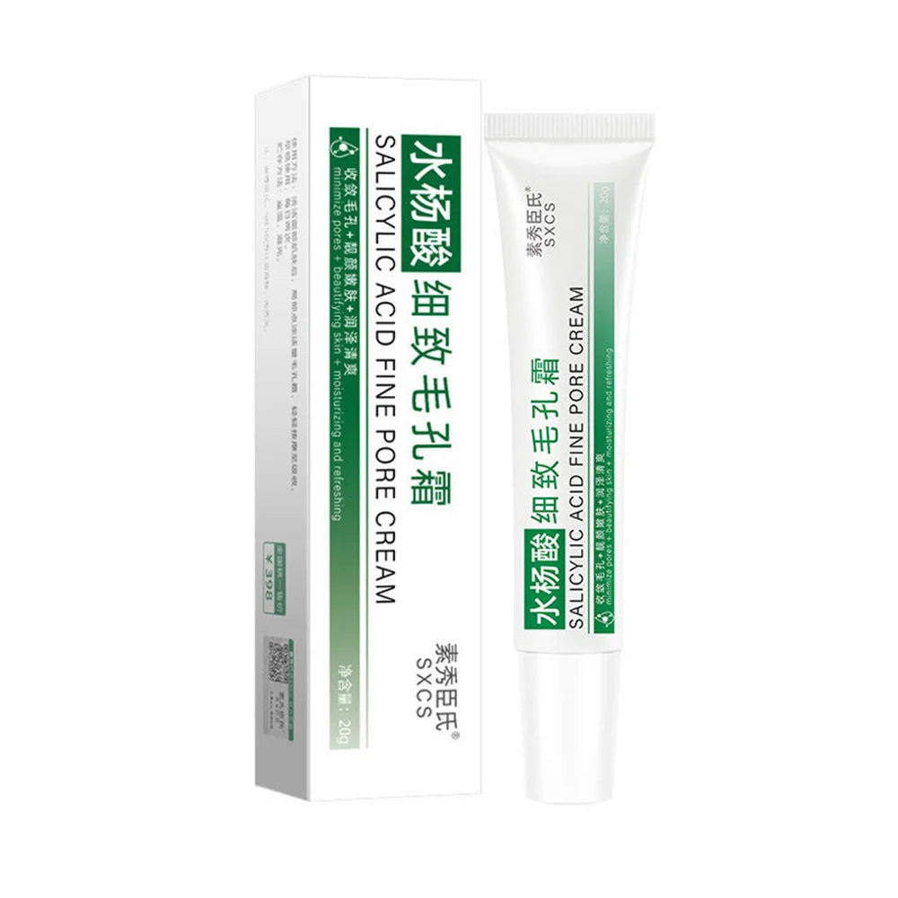 Salicylic Acid Pore Shrinking Cream Quick Elimination Large Pores Remove Blackehead Tighten Face Smooth Skin Korean Care Product
