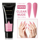 LIMEGIRL 25Colors Poly Extension Nail Gel For Nails Art Acrylic Manicure Design UV Varnishes Semi Permanent Quick Extension Gel
