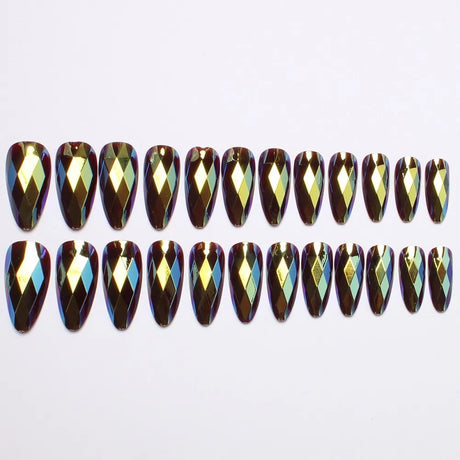 24PCS Juicy Red Cherry Hand Painted Press on Nails Vivid French Border Jelly Clear Almond Shape Fake Nails Summer Vibe