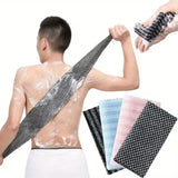 1PC Japanese Exfoliating Washcloth Nylon Back Scrubber Body Scrubber Shower Sponge Bath Towel Brush Deep Cleansing Accessories
