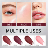 Lip & Cheek Dual-use Balm Brighten Nourishing Formula Smooth Fresh Texture Long-lasting Hydration Magnetic Case Design 2in1 Balm