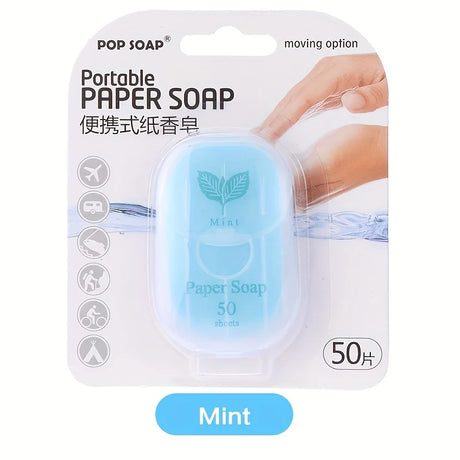 Ultimate Portable Paper Soap Sheets For Outdoor Travel， disposable hand washing travel soap