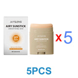Face Cream Stick Moisturizing Facial Body Sunscreen Matte Sun Stick SPF 50+ UV Protective Cream Refreshing Hydrating Waterproof