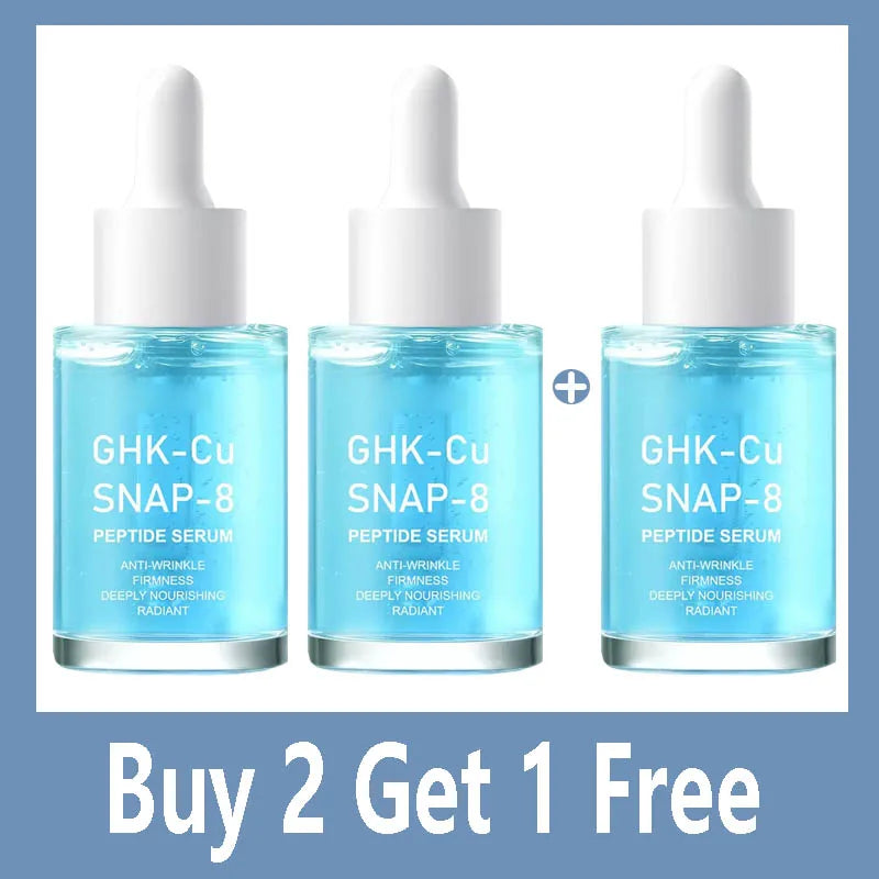 GHK-Cu SNAP-8 Peptide Face Serum Blue Copper Moisturizing Essential Oil Cleansing Moisturizing Deep Hydration Skin Care Refresh