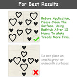 10pcs Cartoon Pattern Bathroom Bathtub None Slip Stickers Staircase Floor EPDM Mat Kids Room Self-adhesive Anti-skid Sticker