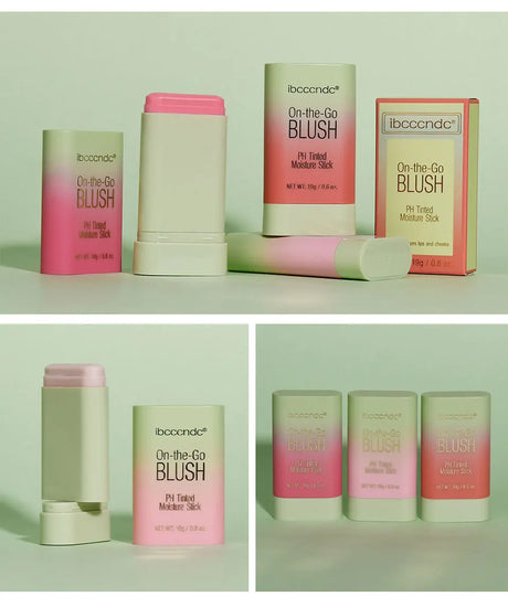Temperature Change 3-in-1 Cheek Lip Tinted pixiBlush Stick Temperature Change Blush Makeup Products Cosmetic Palette Stick Face