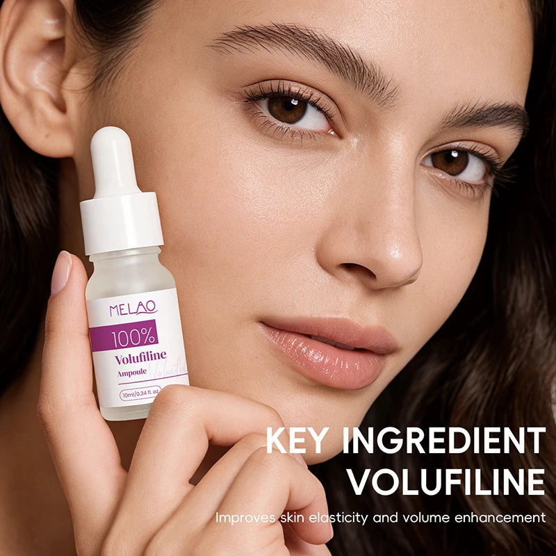 Volufiline Centella Asiatica Serum 10ml Gentle Soothing Moisturizing Facial Ampoule Essence Niacinamide Plumping Fast Absorbing