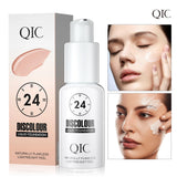 QIC 30ML Foundation Color Changing Makeup Base Nude Face Full Cover Matte Concealer Long Lasting Make Up Liquid Foundation Cream
