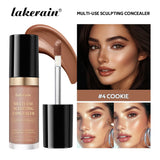 Lakerain 5-Color Waterproof Concealer Matte High Coverage Oil-Control Foundation For Acne Scars And Dark Circles Cosmetics