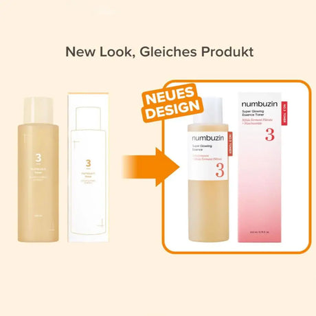 200ml Original Numbuzin No.3+ Super Glowing Serum Toner Niacinamide Brightening No.5+ Vitamin Boosting Essential Toner Face Care