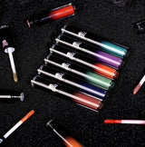 Matte Vampire Black Purple Lipstick Waterproof Long Lasting Lip Gloss Halloween Christmas Moisturizing Pigmented Lip Makeup