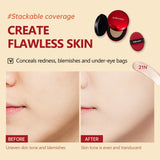 Sunscreen Cushion Foundation Fit Cushion Foundation Full Coverage Waterproof Long-lasting Concealer Long-lasting Makeup