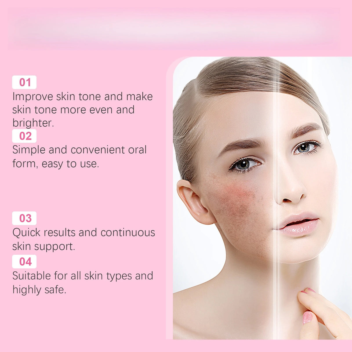 Vitamin C Skin Beauty Capsules for Adults, Daily Wellness, Radiance and Healthy-Looking Skin Support, 60 Count, Easy-to-Take