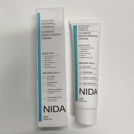 Korea NIDA Skin Care Kit - Ultimate Moisturizing Cream, Retinol Probiotic Eye Cream, TXA Renewal Essence, For All Skin Types