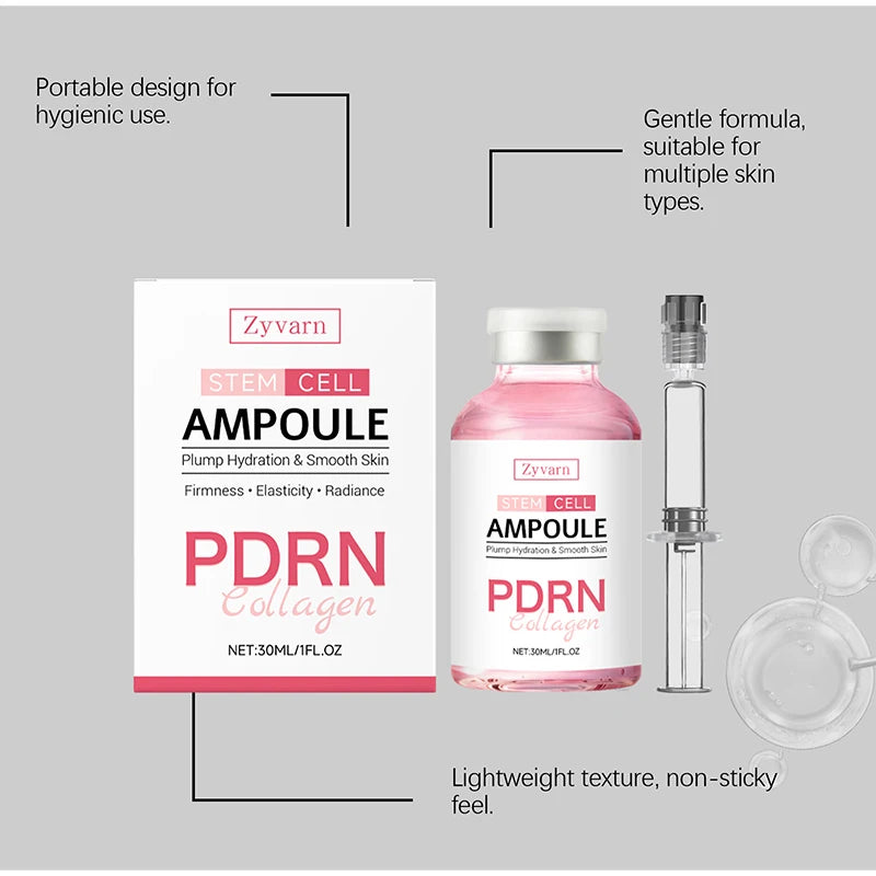 PDRN Salmon DNA Serum Ampoule Advanced Skincare Deep Repair Renew Skin Brighten Tone Strengthen Barrier firming Facial Essence
