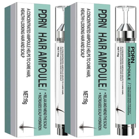 Hair Ampoule with Keratin & Biotin, Deeply Moisturizes & Repairs Hair, Increases Scalp Hydration for Healthy-Looking Hair.