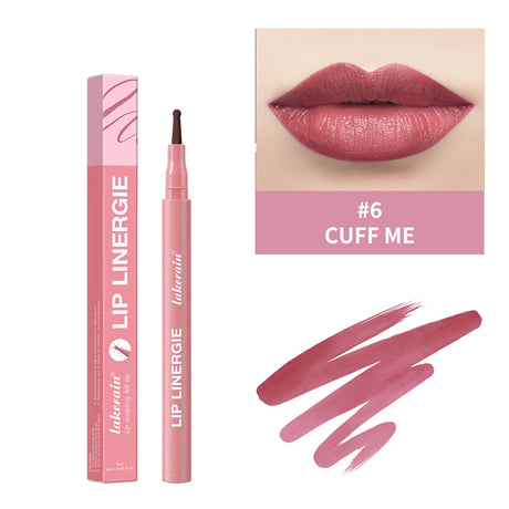 Waterproof Lip Liner Stain Lip Lingerie Long Lasting 8 Colors Transfer Proof Smudge Resistant Color No Bleed Formula  Cosmetics