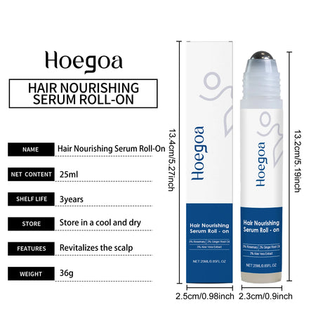 Roll-on Rosemary Hair Growth Serum Anti Hair Loss for Scalp Treatment Nourishing Strengthening Hair Roots Increases Hair Density