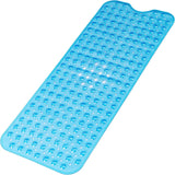 1pc Cartoon Extra Long Bathtub Mat 40x100cm Non Slip Bath Mat for Bathroom Tubs Shower Mats with Suction Cups & Drain Holes