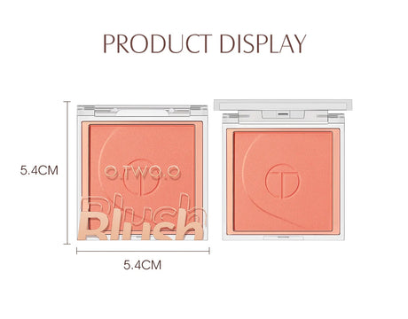 Soft Mineral Blush Palette 6 Colors Matte Long Lasting Powder Natural Cheek Contour Shadow Rouge Makeup Beauty