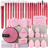 20PCS Eye Shadow Makeup Brush Set Concealer Brush Eye Cosmetic Soft Bristles Eyebrow Eyeliner Brush Portable Beauty Makeup Tools