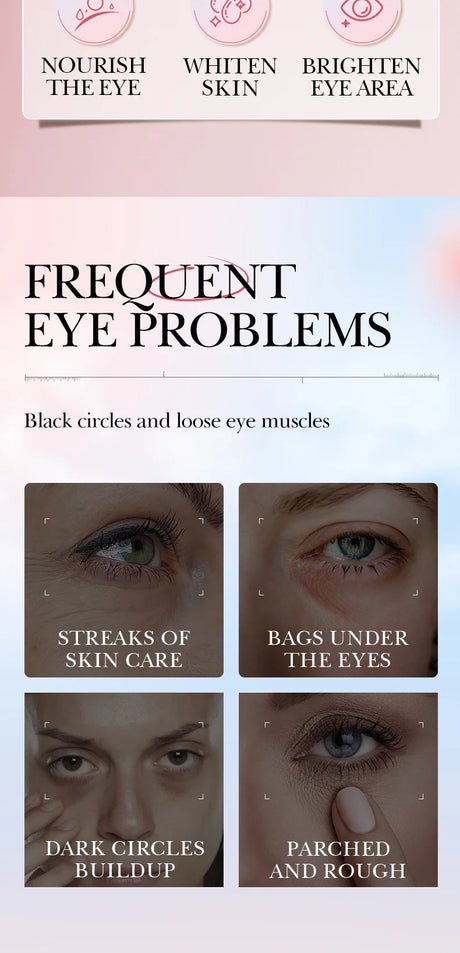 Instant Eye Bag Remove Cream Retinol Anti-Wrinkle Firming Skin Fade Fine Lines Anti Dark Circle Puffiness Brighten Eye SkinCare