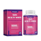 Vitamin C Skin Beauty Capsules for Adults, Daily Wellness, Radiance and Healthy-Looking Skin Support, 60 Count, Easy-to-Take