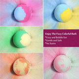 12pcs Organic Bath Bombs Set with Surprise Toys Inside Essential Oi Moisturizing Skin Care Relaxing Bathtime Gift for Boys Girls