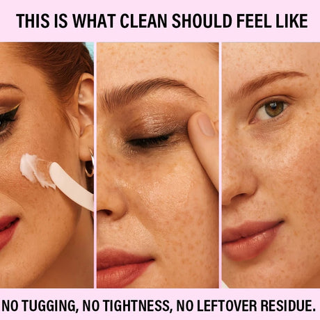 Avocado Cleansing Balm 4-in-1 Makeup Remover for Face Eyes & Lips Fast Melting No Residue Gentle Cleansing Balm Fruit Scented